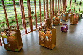 Ein Blick in die Ausstellung.  